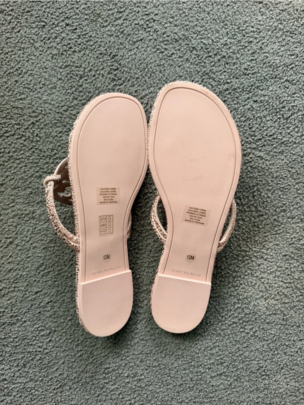 TORY BURCH MILLER CRYSTAL KNOTTED SANDAL